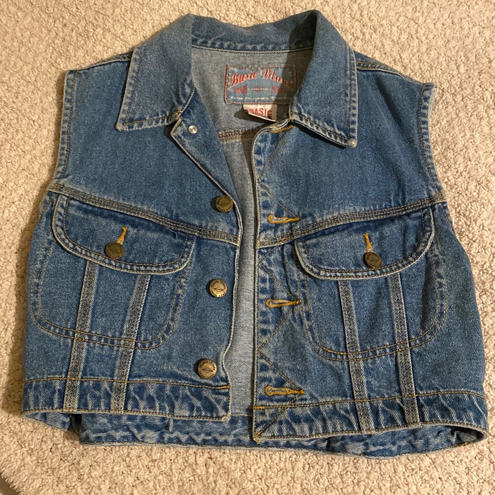 Denim vest